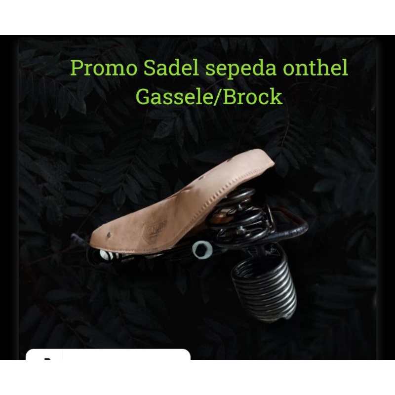 promo Jok sepeda onthel Gazelle,kebo,kwalitas terjamin,kulit Asli satu lembar #sadelonthel #aksesori