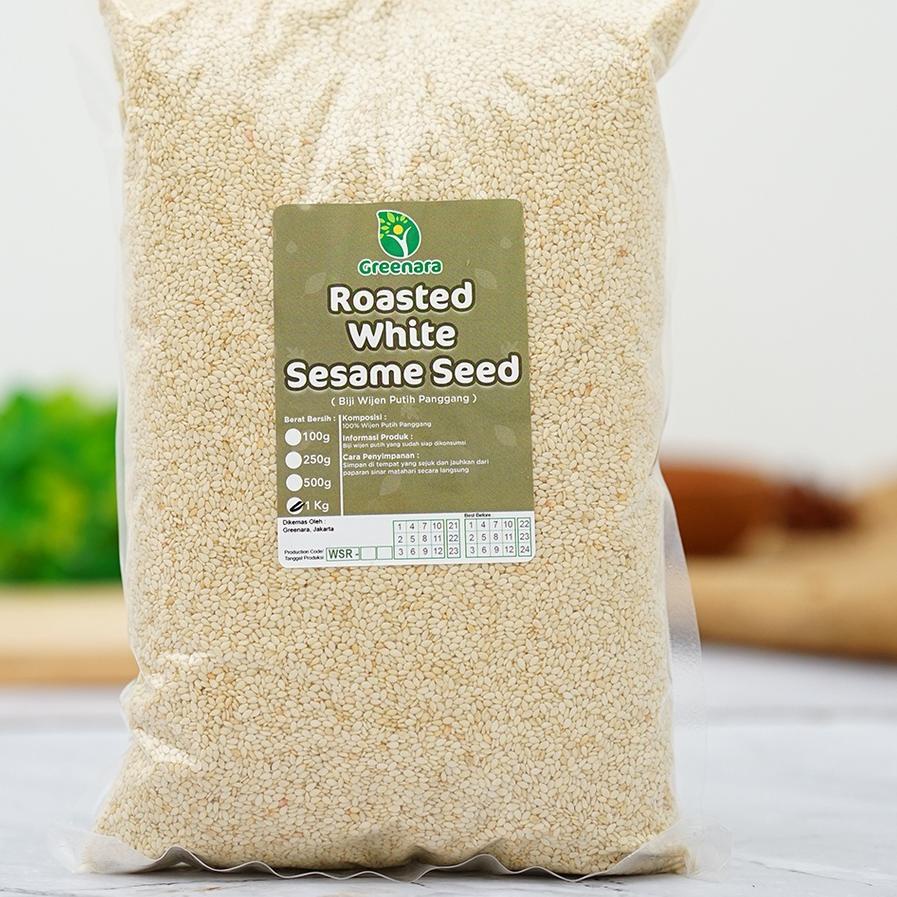 

☺ Roasted Sesame Seed 1kg / Wijen Putih Panggang 1kg ➯