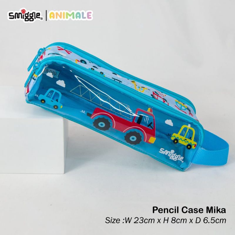 pencil case smiggle 2 zipper/tempat pensil smiggle