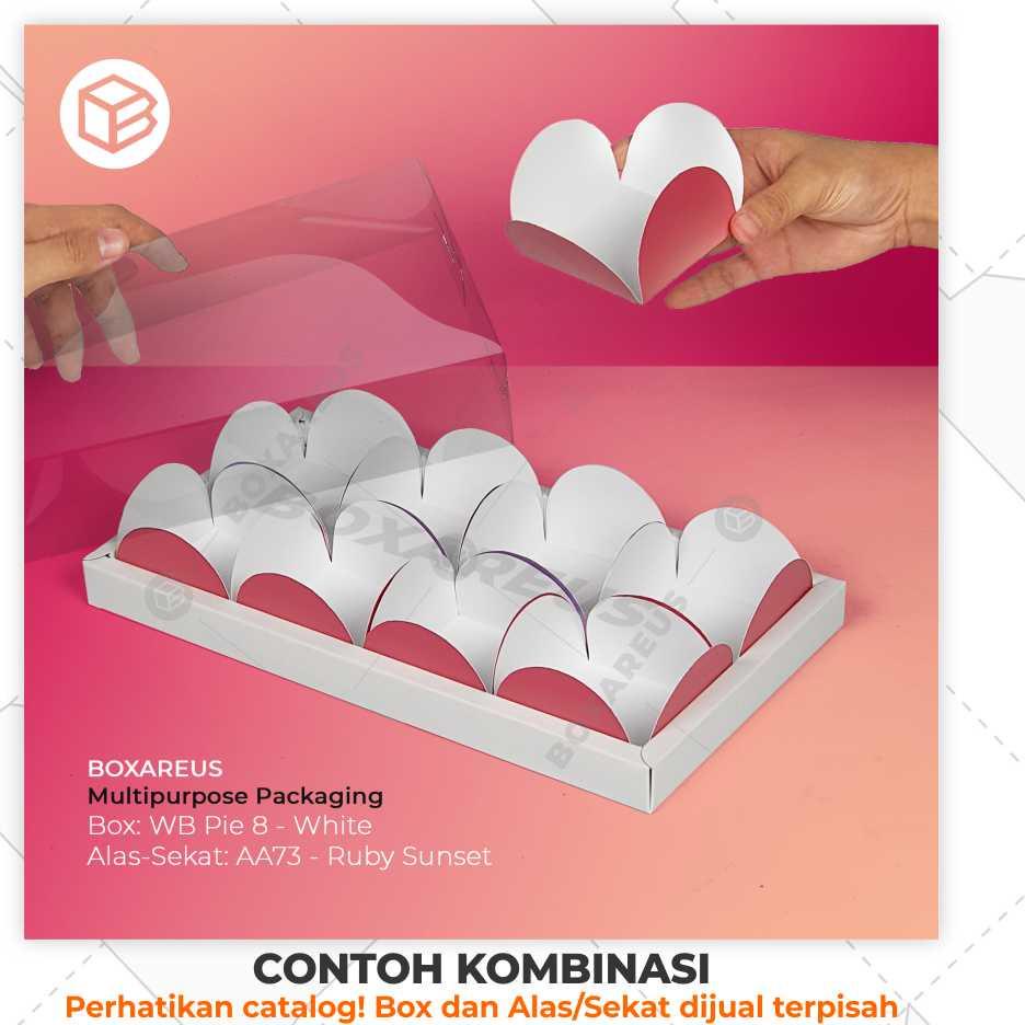 ➮ Dus Mika Packaging Sekat 8 Kotak Kue Box Tart Pie Choux | WB Pie 8 ←