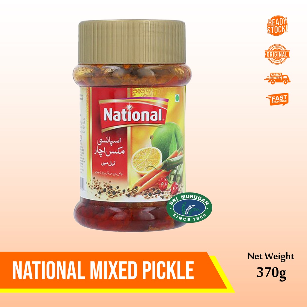 NATIONAL MIXED PICKLE 370g