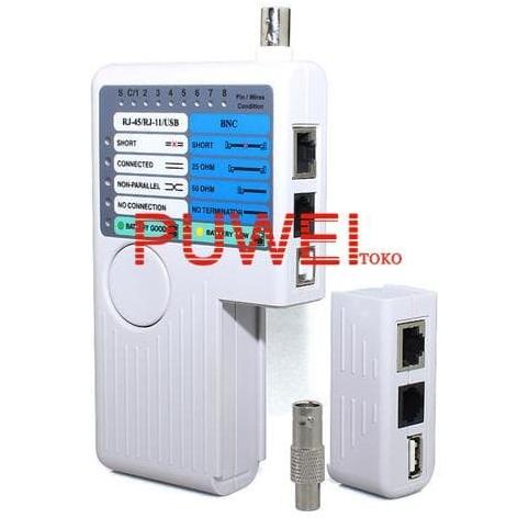 Remote RJ11 RJ45 USB BNC LAN Network Cable Tester Tracker Detector puwe1to Diminati Banget