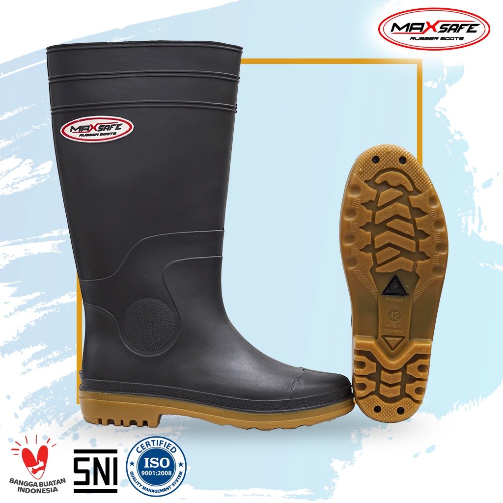 Toyobo Boots &amp; MaxSafe Panjang Hitam