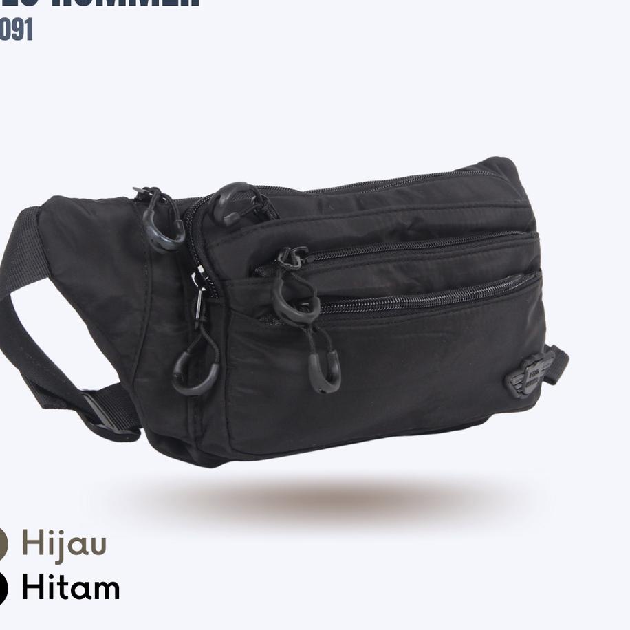 ➻ Tas Pinggang Pria - Tas Bahu Selempang POLO HUMMER ♙