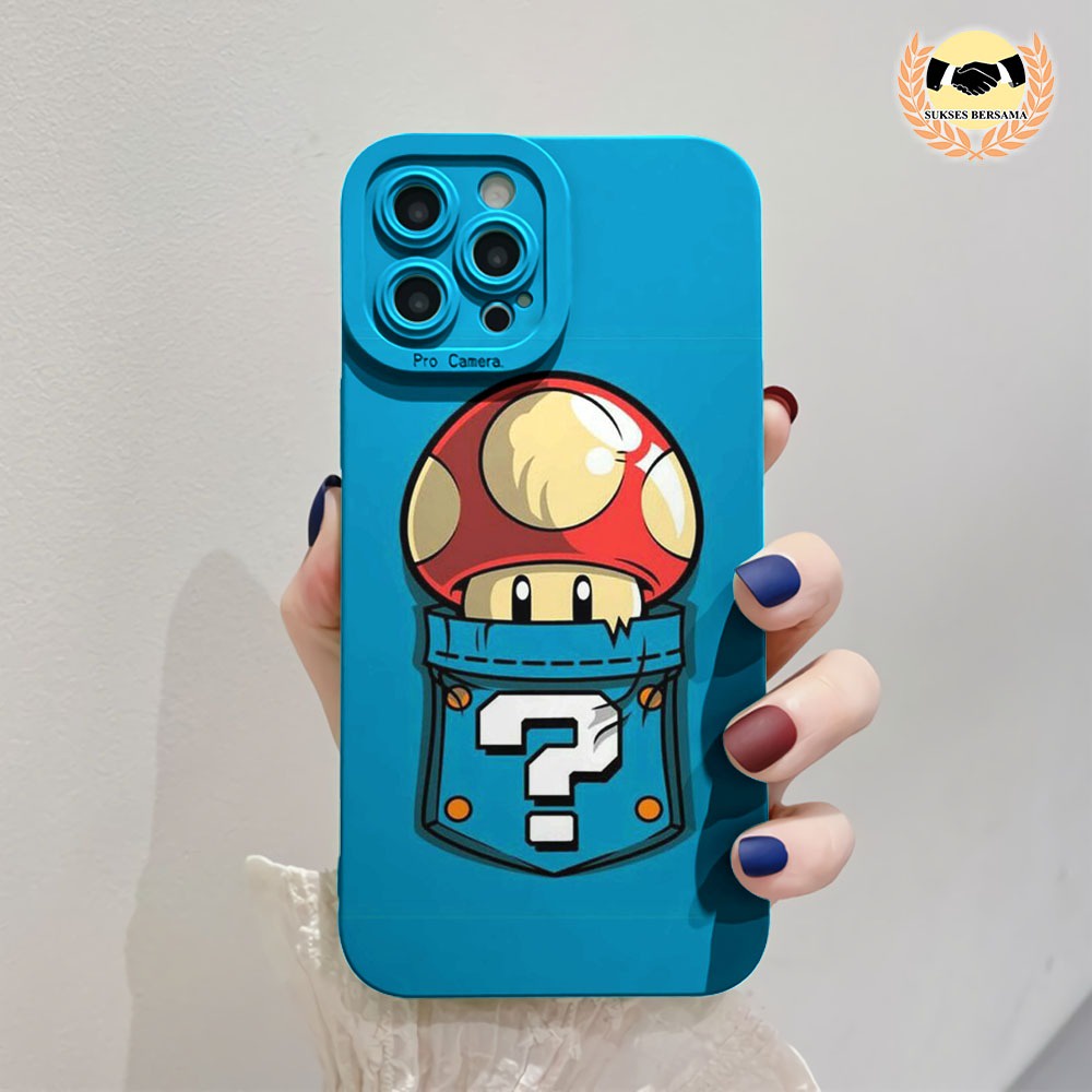 CUSTOM CASE SOFTCASE SILIKON PROCAMERA CUSTOM MARIO CUSTOM SAMSUNG J2 PRIME A04 A04S A23 A13 A20 A30 A03S A50 A50S A30S A03 BSB6991