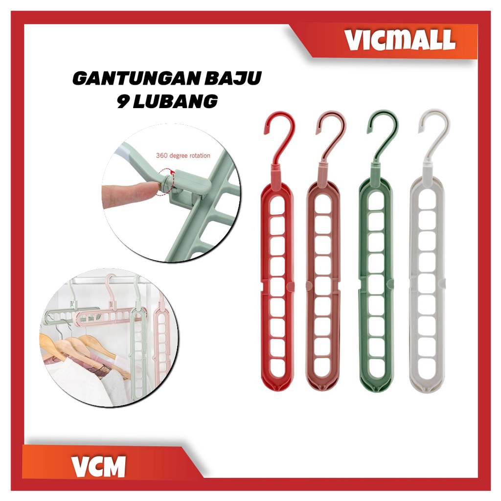 (VCM) Gantungan Baju Wonder Hanger Gantungan Baju Lemari Pakaian atau jemuran