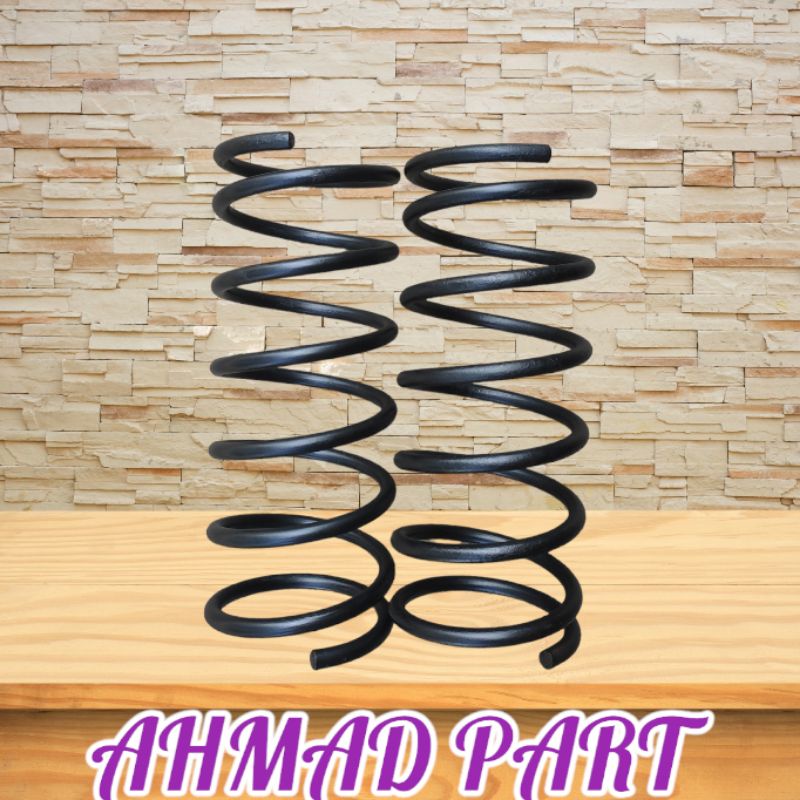 coil spring BMW E34 depan