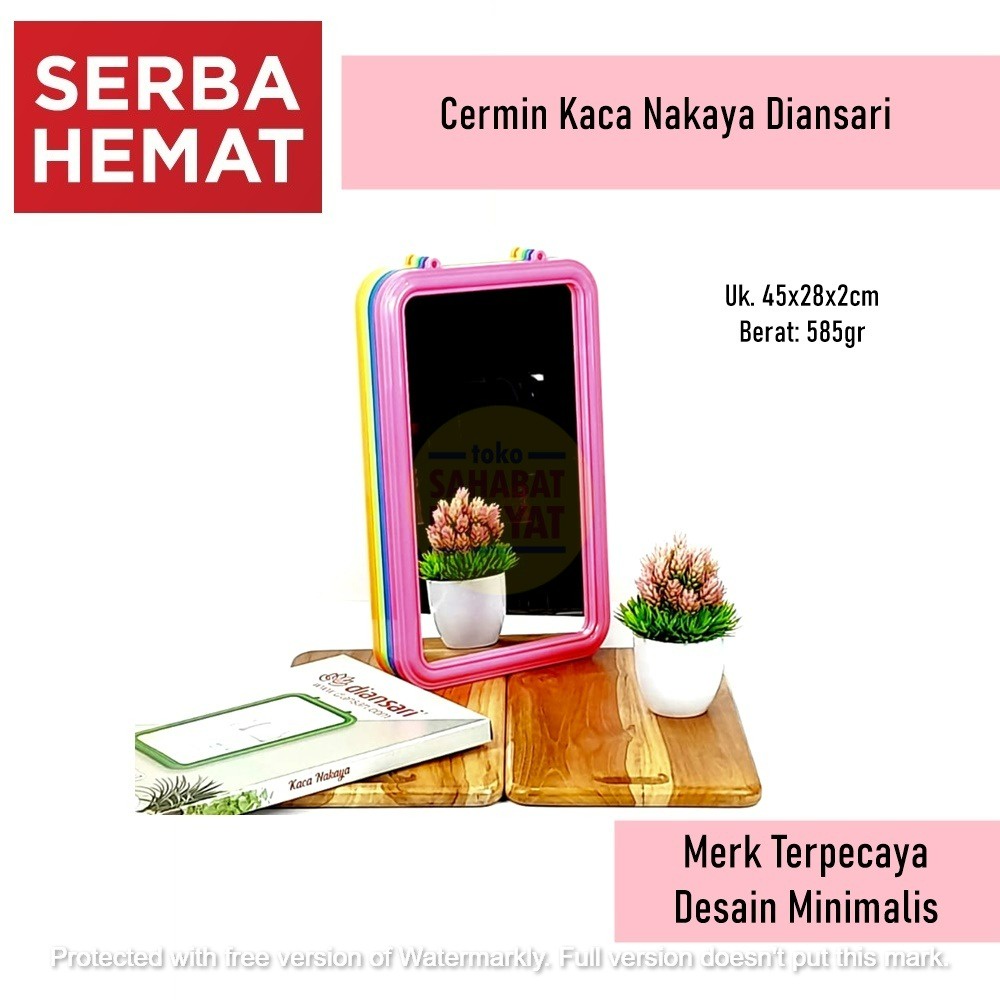 Cermin Kaca/Cermin Kamar Mandi Nakaya Diansari