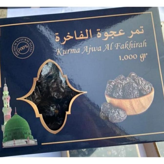 

KURMA BUAH-BUAHAN KURMA AJWA JUMBO MADINAH AJWA PREMIUM 1 KG EL09I09A82L