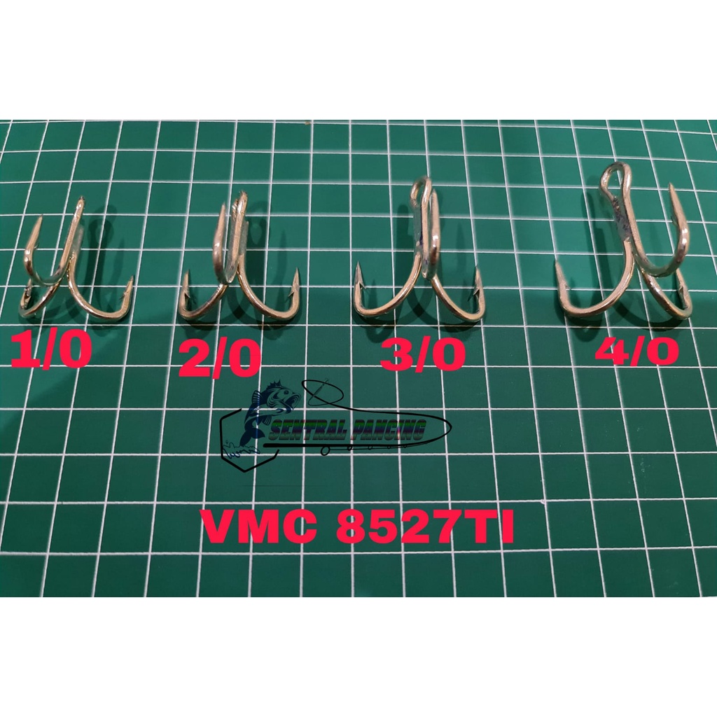 Mata Kail Pancing Treble Hook VMC V8527TI 4X Strong No 1/0 - 2/0 - 3/0 - 4/0