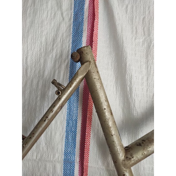 frame sepeda lady model federal tidak ada merk warna silver roda 24