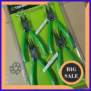 limited stock Tang Snap Ring 7" in TEKIRO - Paket 1 set 4 pcs (4 model) : (model LURUS dit