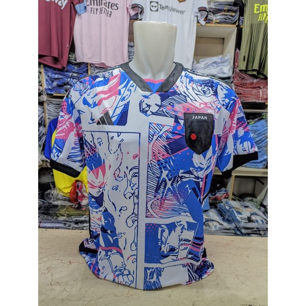 JERSEY BOLA BAJU JEPANG ANIME DRAGON BALL GRADE ORI OFFICIAL IMPORT