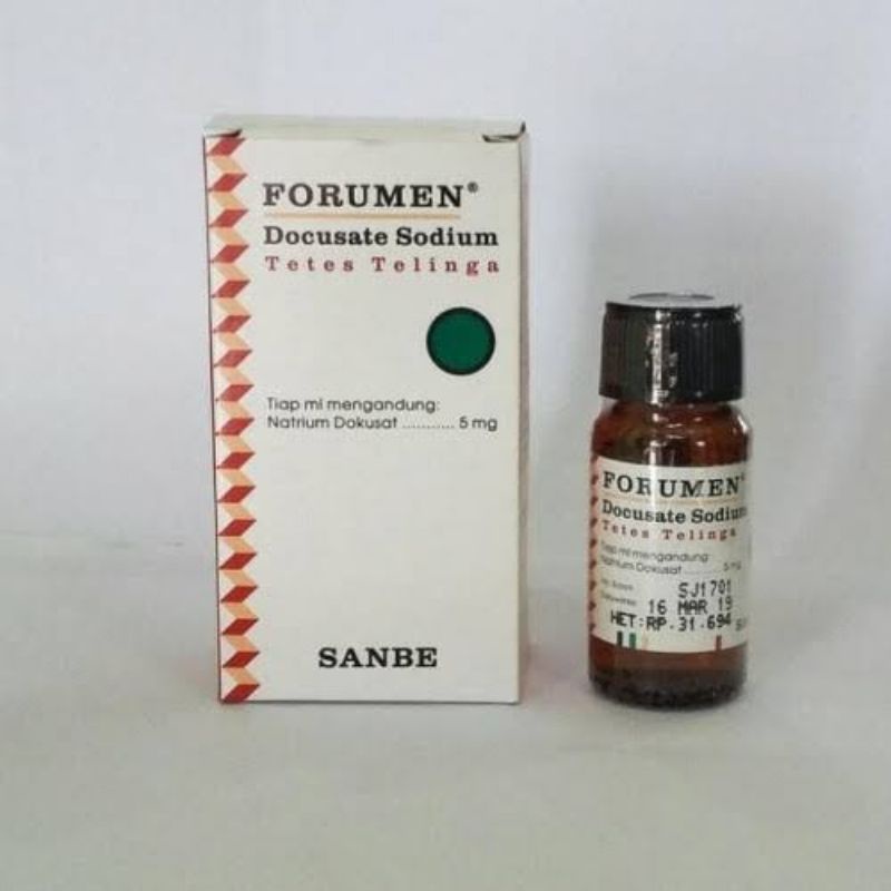 Forumen Ear Drops Tetes Pelunak Serumen Kotoran Kuping