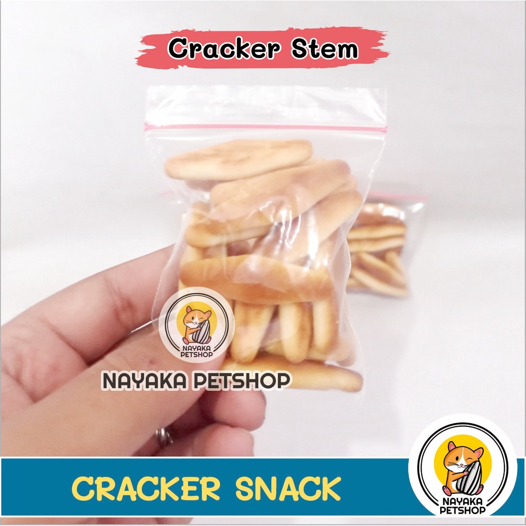 Cracker Snack Hamster Biskuit 20 gr Makanan Cemilan Extra Food Camilan Hewan