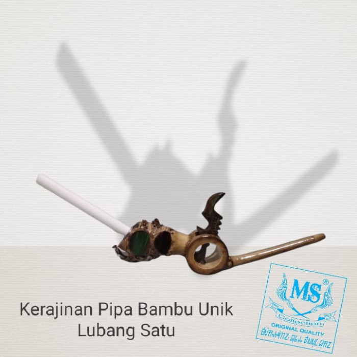 Terlaris Pipa Bambu Unik Kerajinan Cangklong