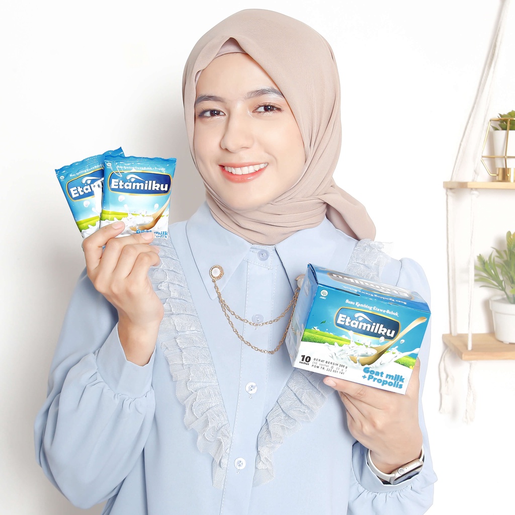 

PAKET 10 Box | Susu Kambing ETAMILKU Goat Milk Plus Propolis Original 200 gr