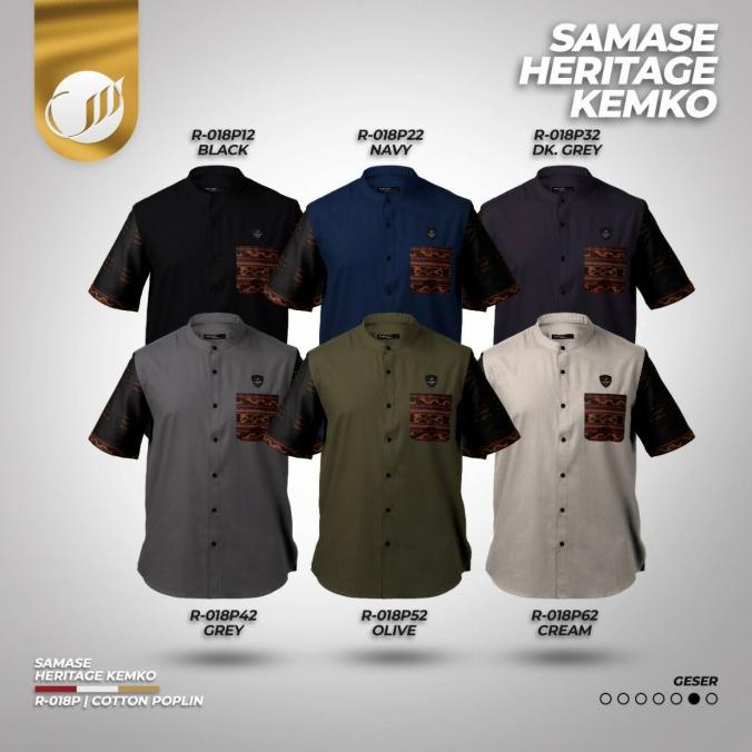 Sale SAMASE KEMKO HERITAGE R.018P /BAJU KOKO PRIA/BAJU KOKO DEWASA/BAJU KOKO ANAK/BAJU KOKO LENGAN P