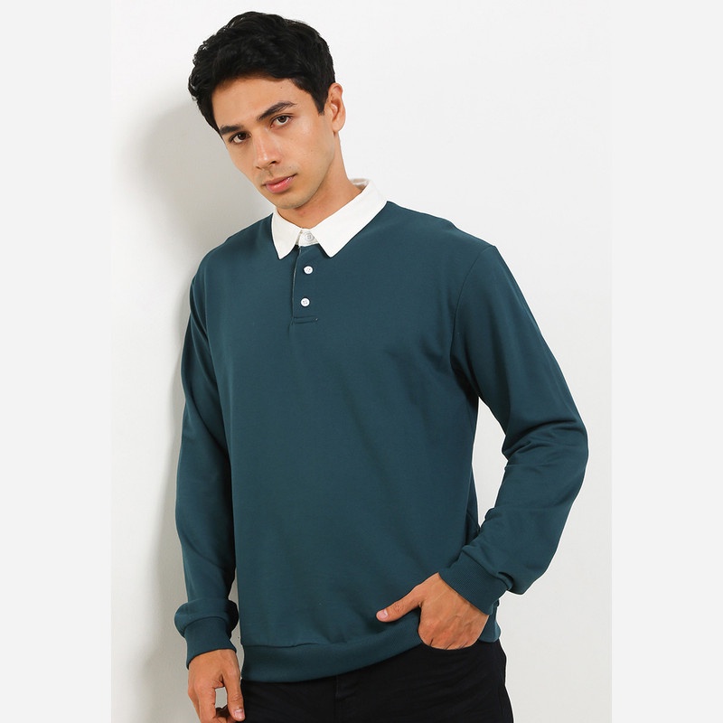 Tolliver Polo Sweatshirt Pria