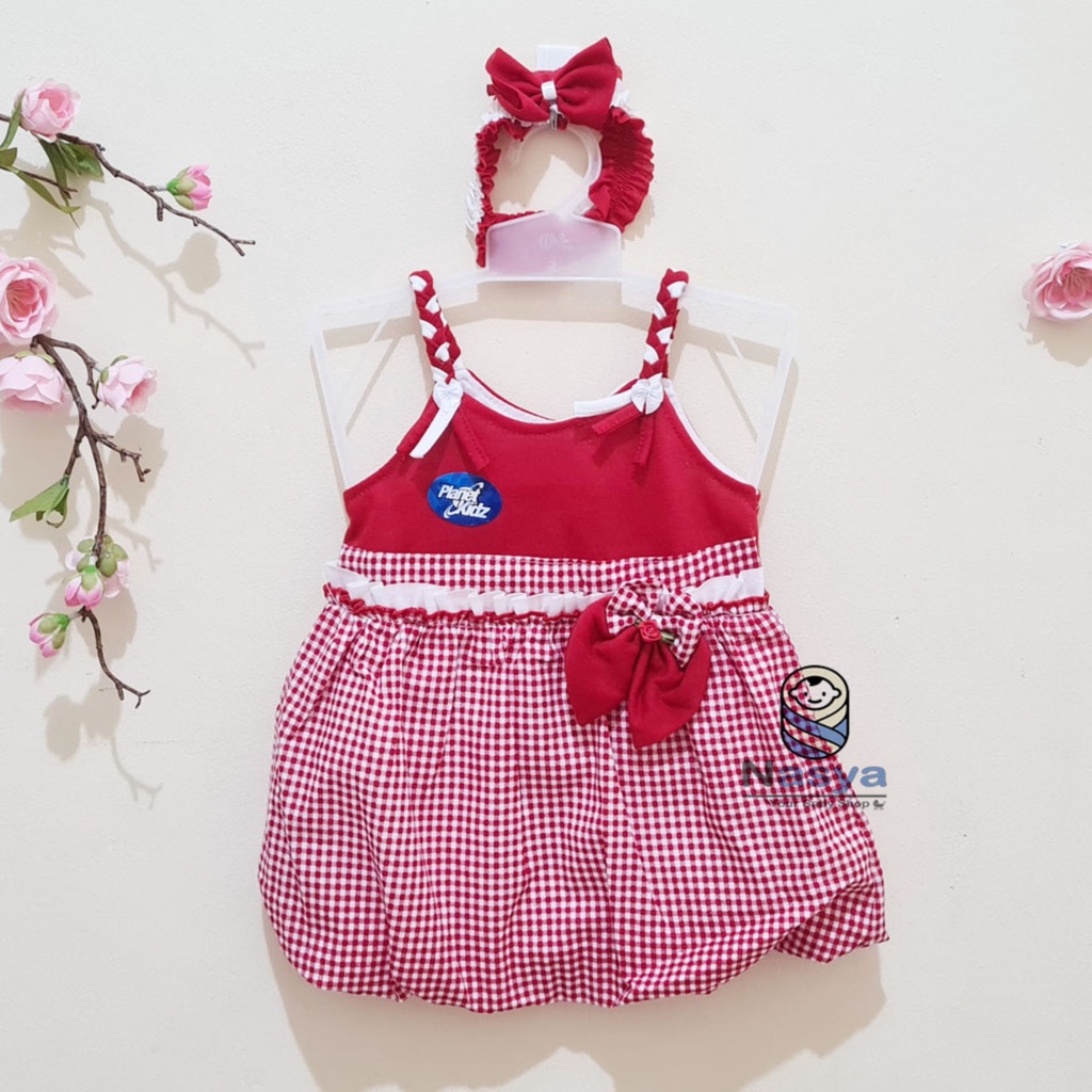 [P-041A] Dress Bayi Singlet Pita Lucu dan murah(0-6 bulan)