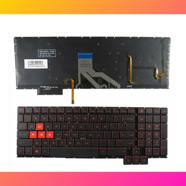 Keyboard hp omen 15ce 15-ce 15-ce085tx 15-ce086tx 15-ce501tx 15-ce507tx backlight