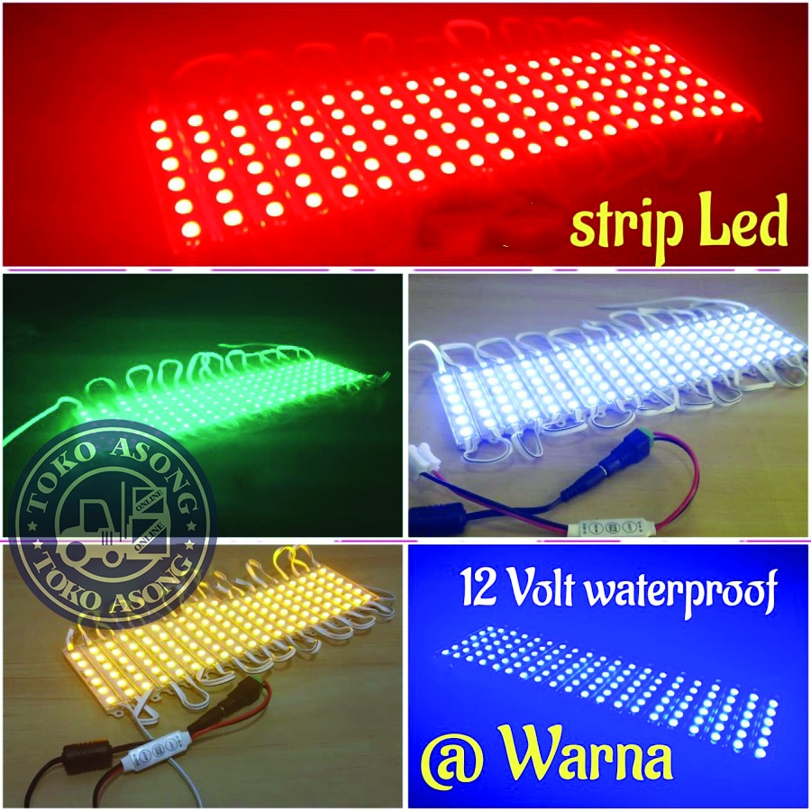 Led modul 5050 waterproof 6 led 12 Volt 12V strip