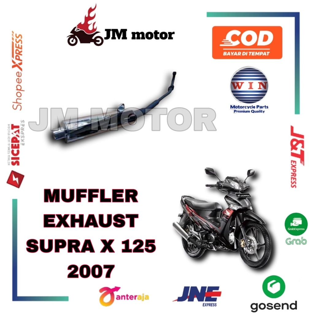 KNALPOT STANDARD HONDA SUPRA X 125 2007 I MUFFLER EXHAUST SUPRA X 125 2007