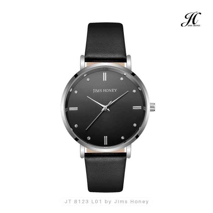 Jims Honey - Jam Tangan Wanita Kode 8123 Jam Tangan Best Seller - Hitam N6H9