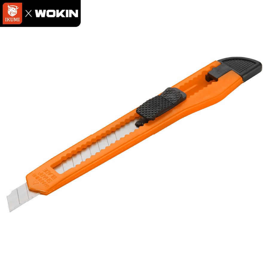 

Snap-Off Blade Knife Wokin 9x80mm Flat Push - 300009 WOKIN