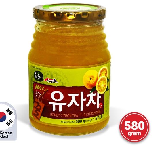 

☋ [HMART] Honey Citron Tea 580g - Minuman Konsentrat Jeruk Sitrun dengan ♜