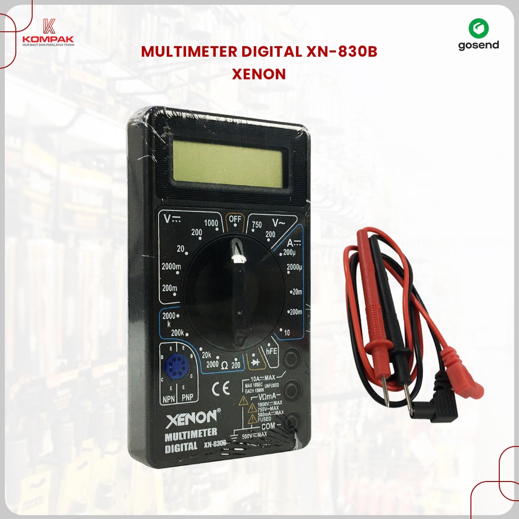 XENON Digital Multimeter XN-830B Heavy Duty