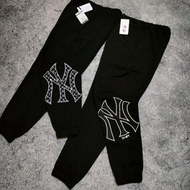 ➹ READY LONG PANTS NY YANKEES LOGO BORDIR / JOGGER PANTS / CELANA PANJANG PREMIUM ☞