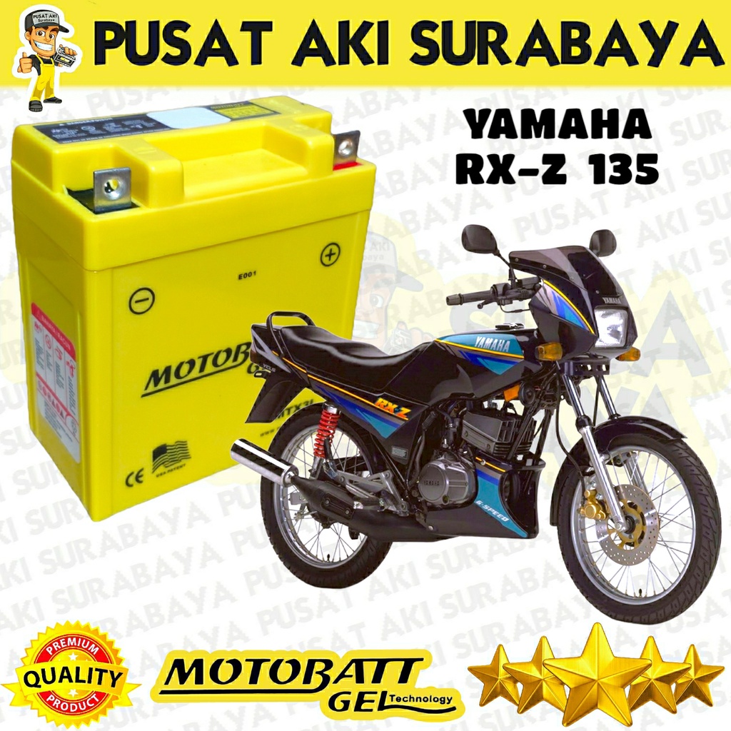 PUSAT AKI SURABAYA ACCU MOTOBATT MTX3L 12 VOLT 3 AH SEPEDA MOTOR YAMAHA RX Z 135 RX KING SUZUKI SATRIA 120 SATRIA S HIU OLD YB3L