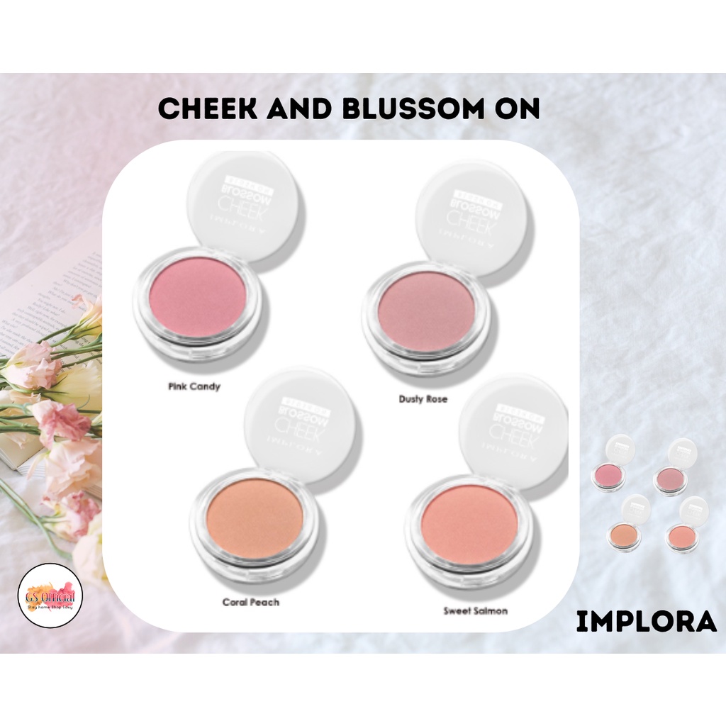 IMPLORA - CHEEK BLOSSOM - BLUSH ON  3.5 GR