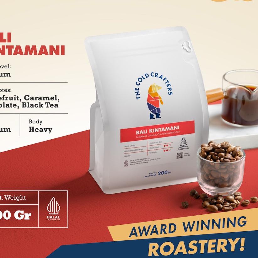 

➺ The Cold Crafters - Bali Kintamani Arabica Grade 1 Biji Kopi Roasted Beans - BIJI KOPI 100gr/200gr/1kg ♔