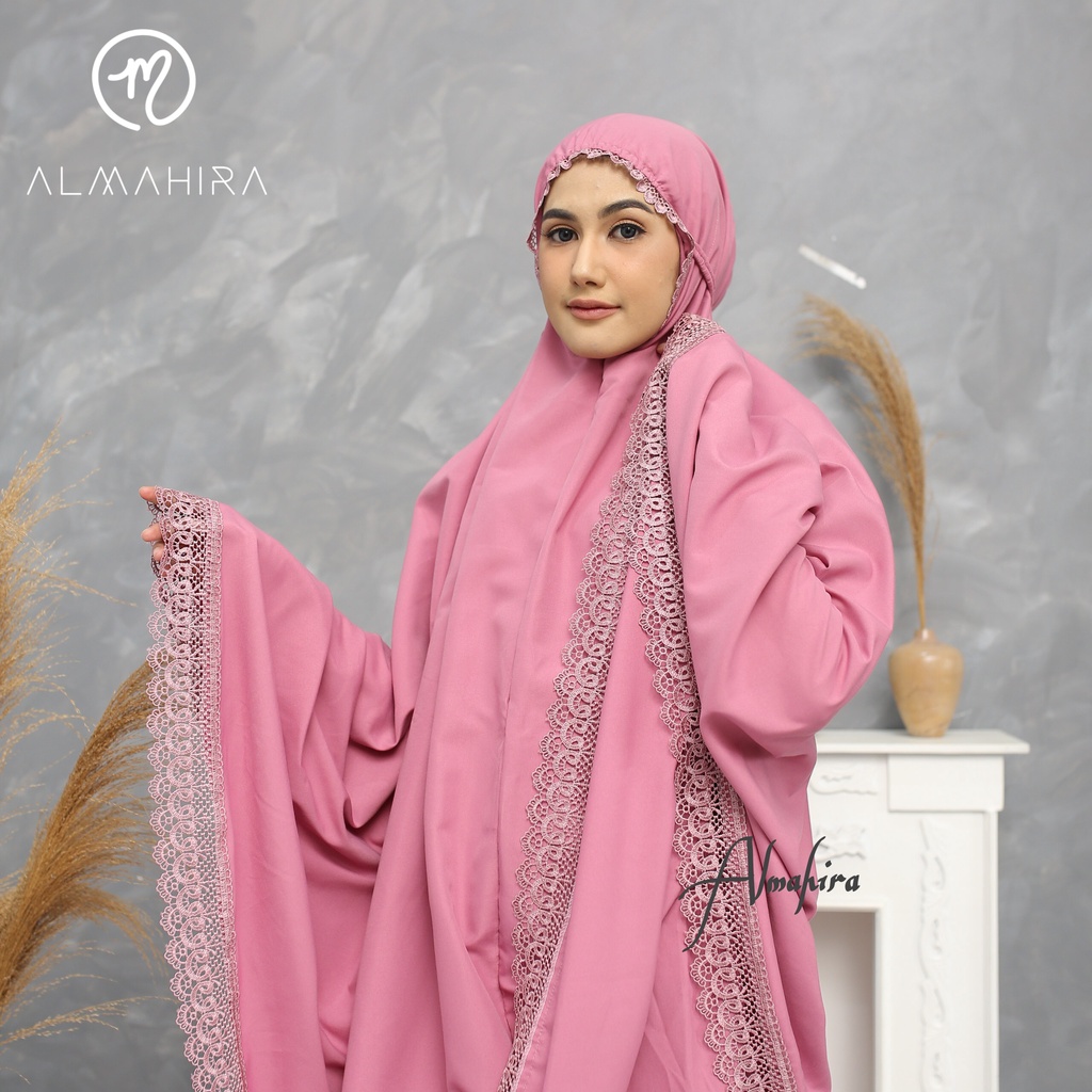 ALMAHIRA - Mukena Dewasa Renda Mewah Murah Terbaru AISYAH Series