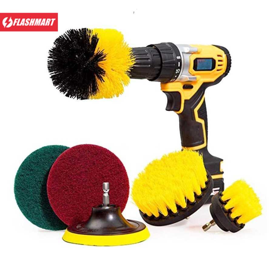 Flashmart Kepala Sikat Bor Elektrik Cleaning Brush Head 6 PCS - DB005