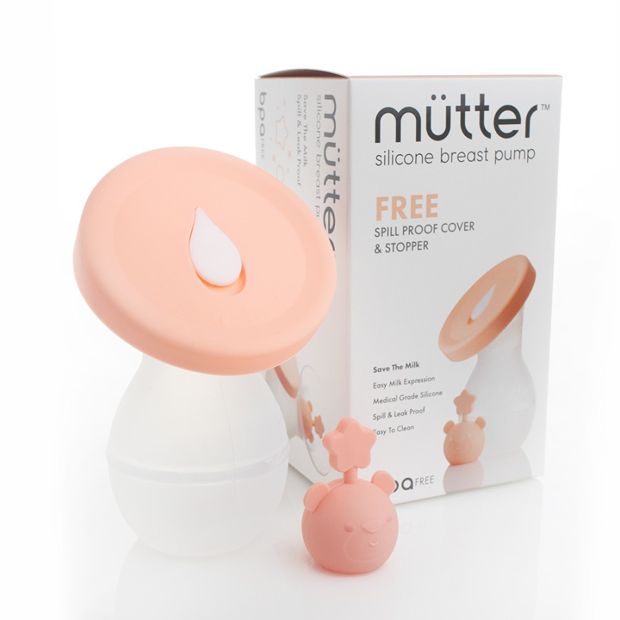 MUTTER Silicone Breast Pump Pompa ASI Manual Double Protection