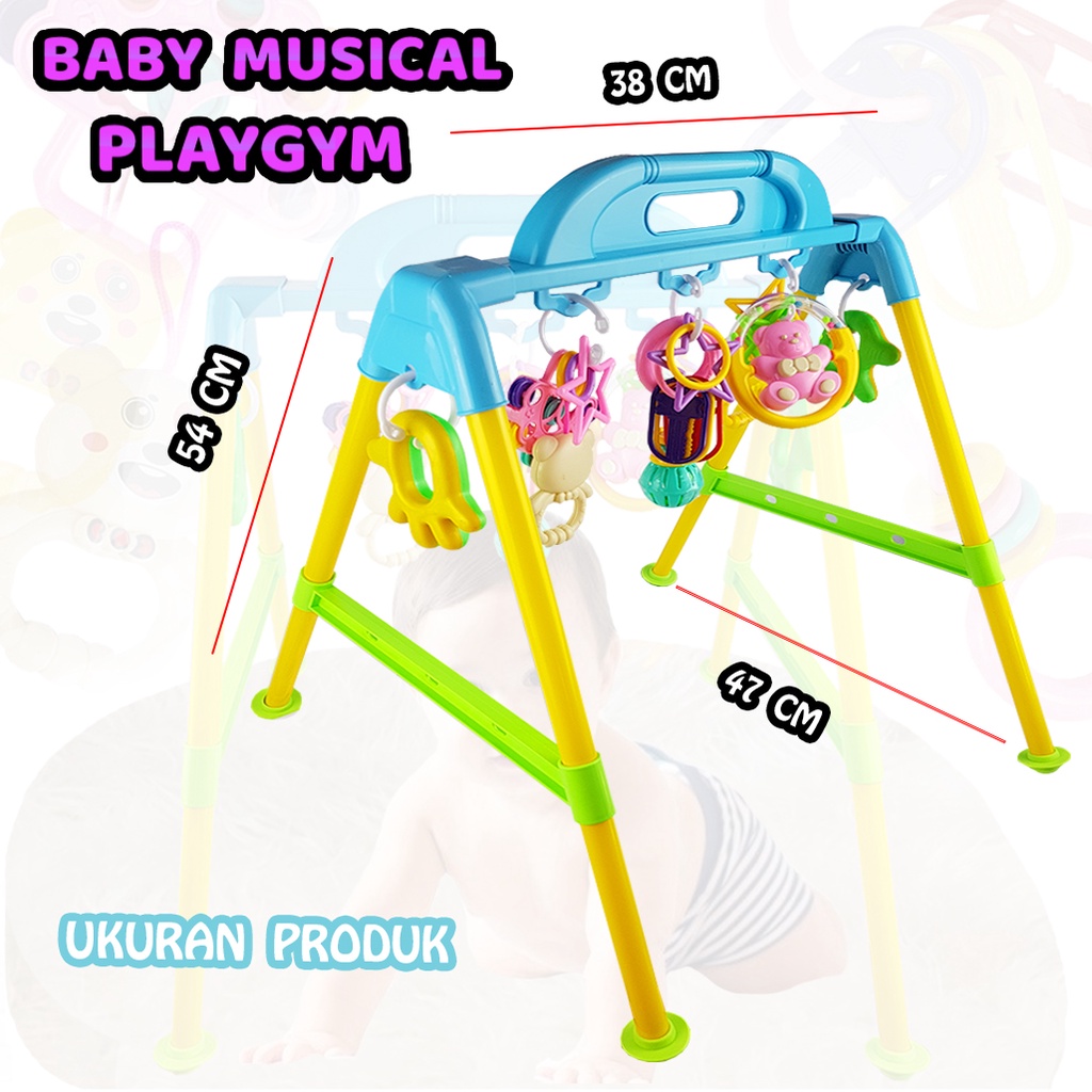 Mainan Baby Musical PlayGym / Mainan Rattle Bayi Toys Playgym YB6