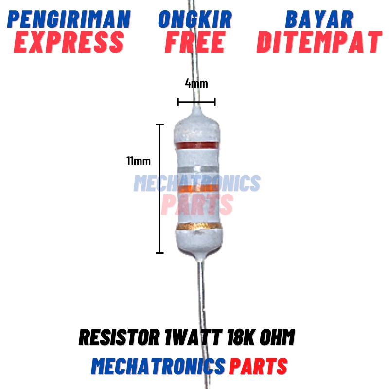 RESISTOR 1WATT 18K OHM