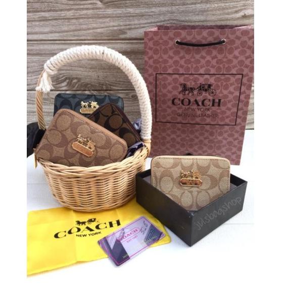 STOK TERBARU DOMPET MINI WANITA COACH RES FREE BOX IMPORT