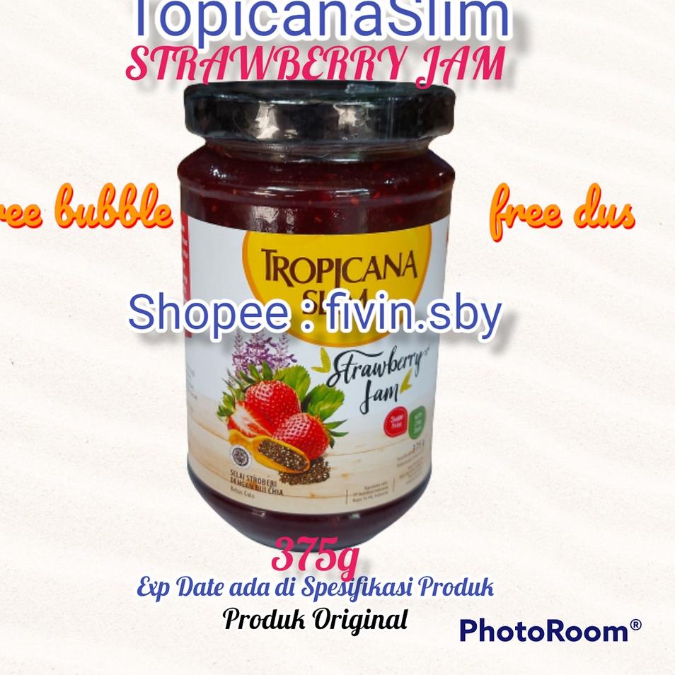 

™ SELAI TROPICANA SLIM STRAWBERRY JAM 375g ♝