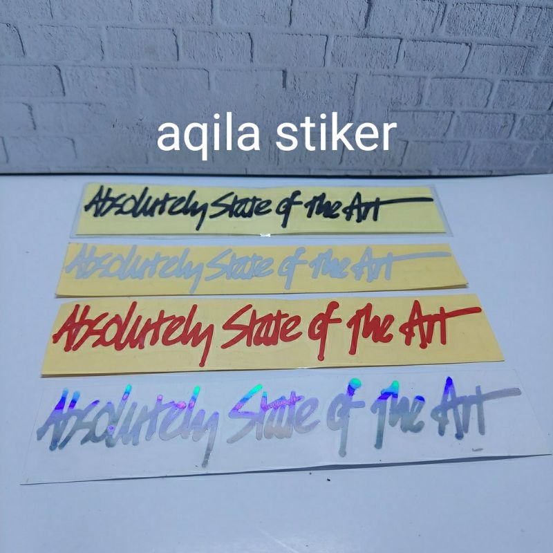 

Stiker tulisa sticker absolutely state of the art