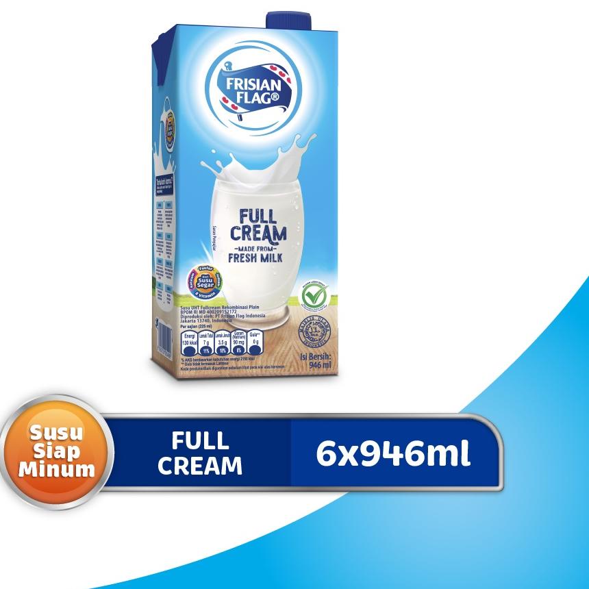 

❀ Frisian Flag Family UHT Full Cream 946 ml - 6 Pcs ☀