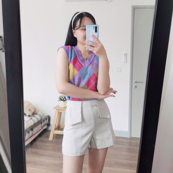 Sale Vest rajut v neck baju outer cewek wanita korea style pinterest /VEST RAJUT/VEST WANITA/VEST