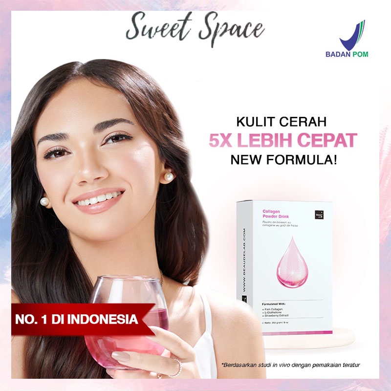 MINUMAN KOLAGEN PEMUTIH BADAN 250GR | BEAUDELAB COLLAGEN DRINK [SWEETSPACE]