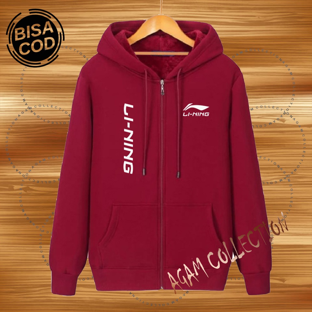 Agam collection Jaket Zipper Distro llng kirka Text Putih Premium Quality Jaket Hoodie Pria Wanita