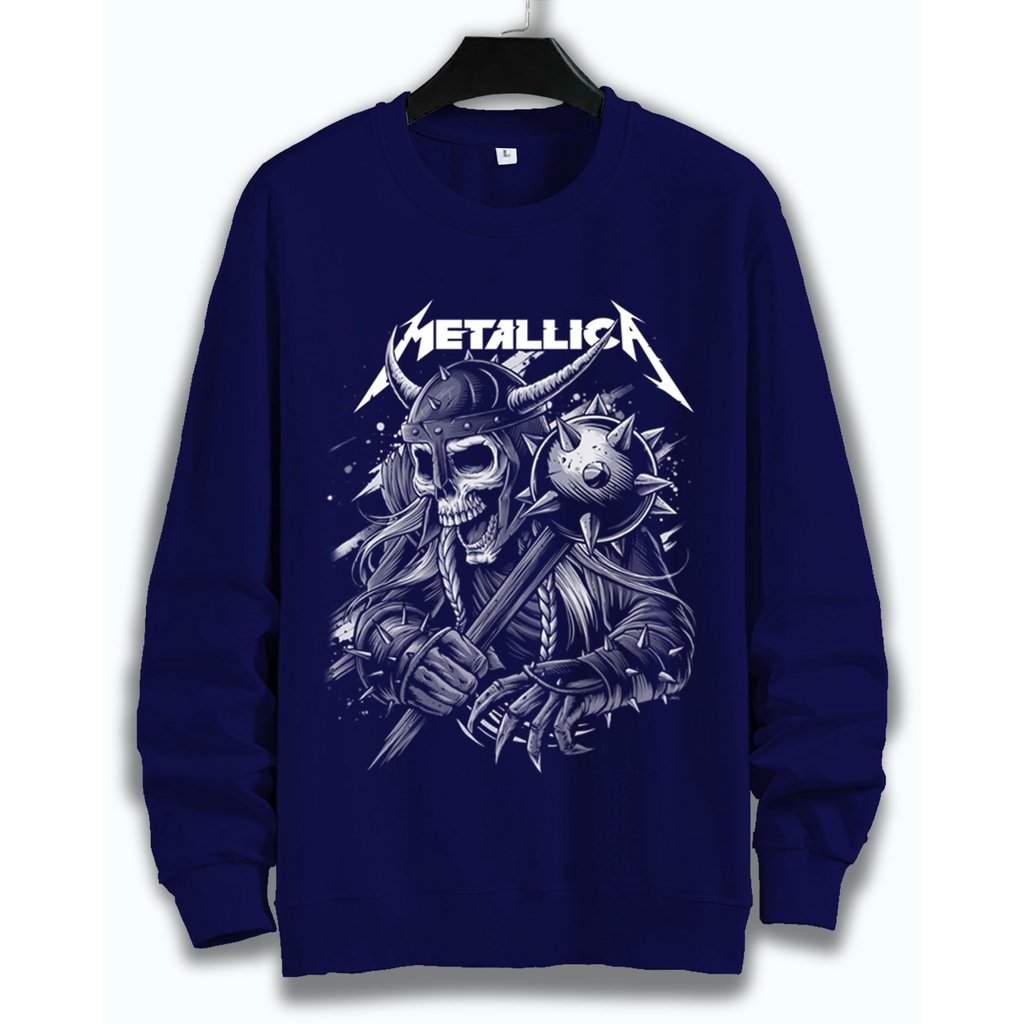 SWEATER UNISEX METALIC PRIA DAN WANITA SWEATER JUMBO