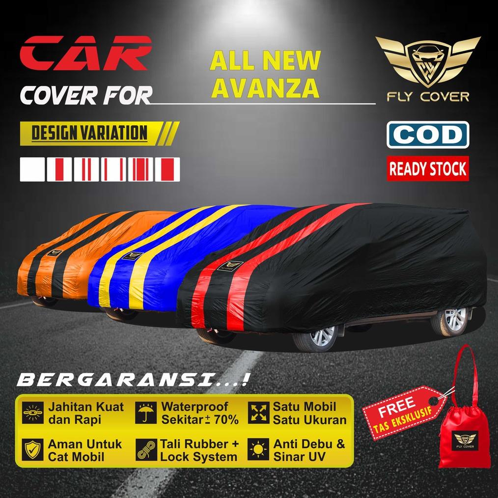 Body Cover Mobil Toyota ALL NEW AVANZA 2019 2020 2021 2022 / Sarung Mobil Avanza Veloz / Tutup Penut