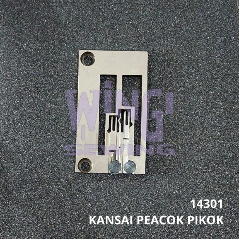 14301 KANSAI Plat Mesin Jahit PEACOK PIKOK 14-301